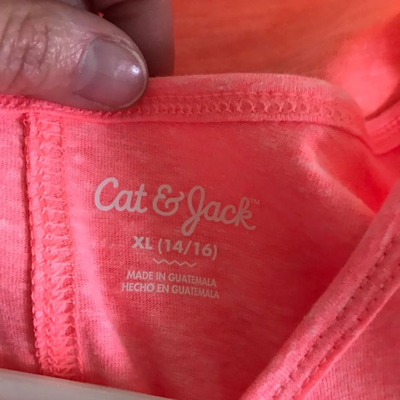 Cat & Jack Flamingo Tank Top-Size XL - Picture 2 of 2